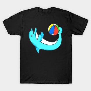 cute dolphin design whale fish animal welfare dolphin T-Shirt